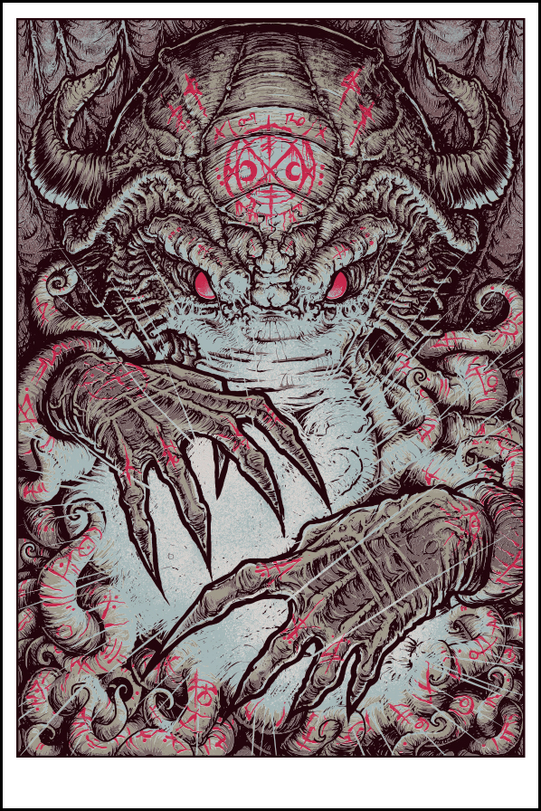 “The Lord of R’yleh” CTHULHU print by GODMACHINE!