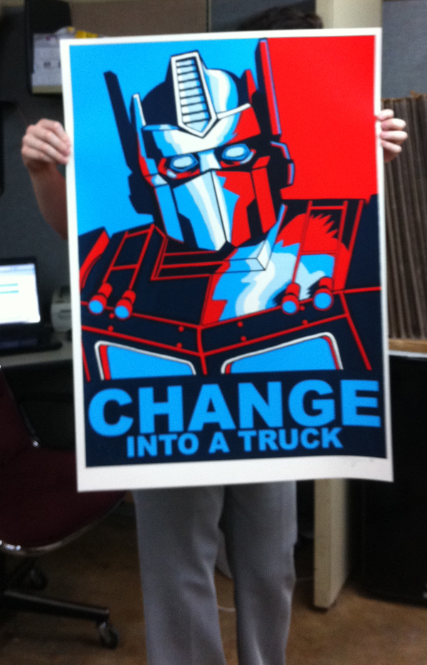 New FREEBIE- GIANT SIZED Change Into a Truck-