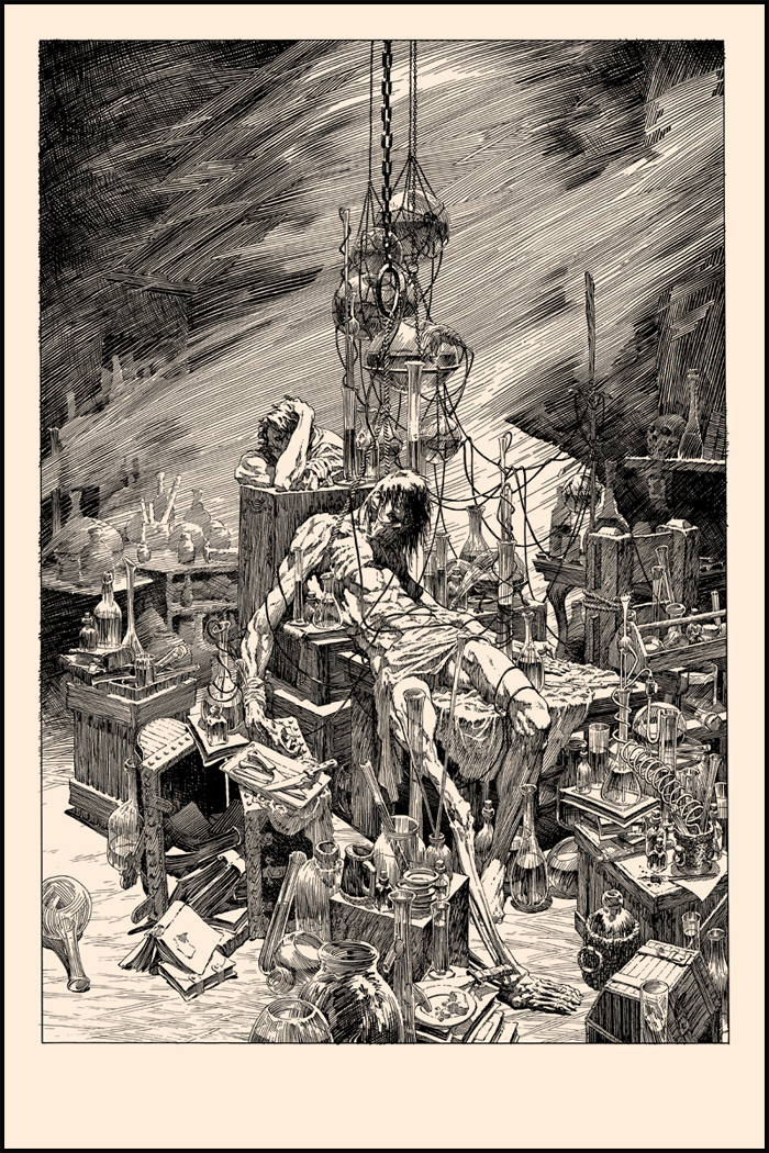 Wrightson’s Frankenstein- “A Torrent of Light Into Our Dark World” onsale info!